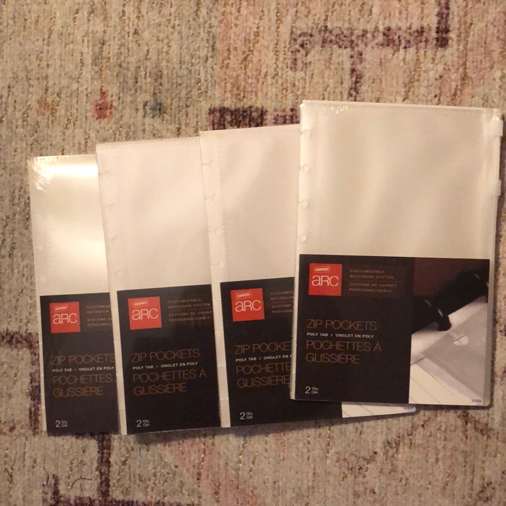 Staples Arc Pocket Dividers (4pk)